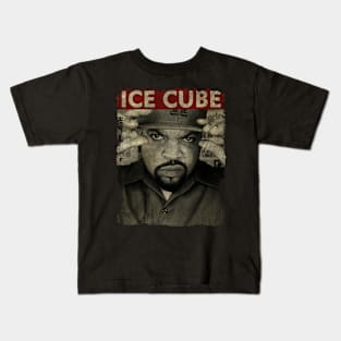 TEXTURE ART-Ice Cube - RETRO STYLE 5 Kids T-Shirt